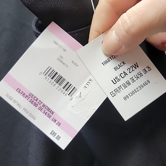 Kasper Elegant Black Women's Trousers Plus Size 22W NEW Office Workwear - Picture 9 of 9